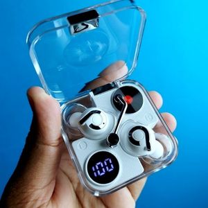 P61_Pro_Transparent_TWS_Earbuds _White_Color