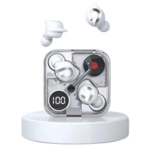 P61_Pro_Transparent_TWS_Earbuds_White_Color